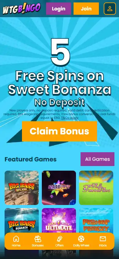 WTG Bingo Casino screenshot 4