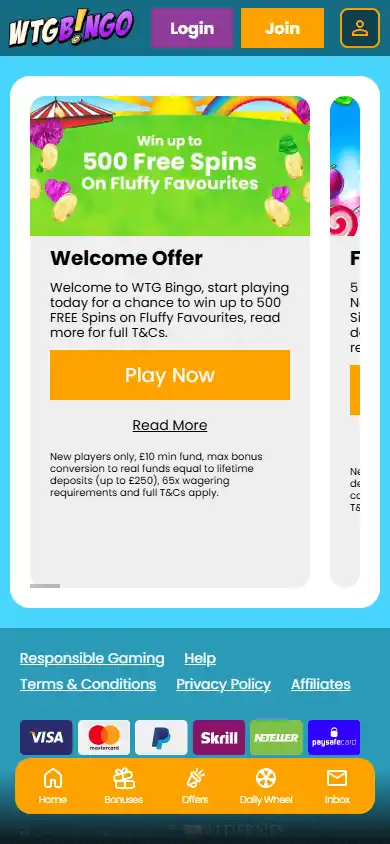 WTG Bingo Casino screenshot 6