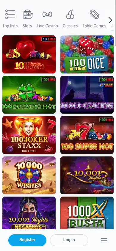 Wunderino Casino SE screenshot 6