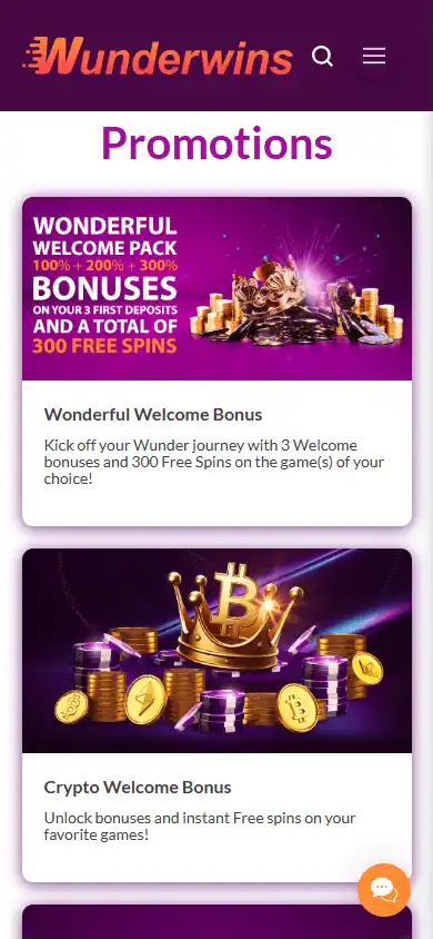 Wunderwins Casino screenshot 4
