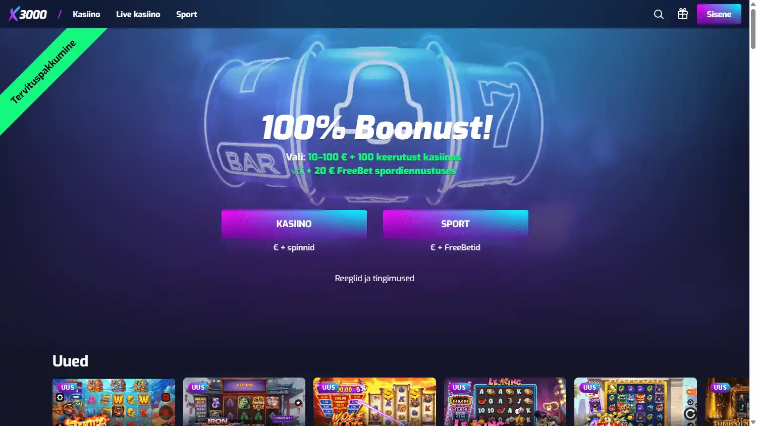 X3000 Casino EE screenshot 1