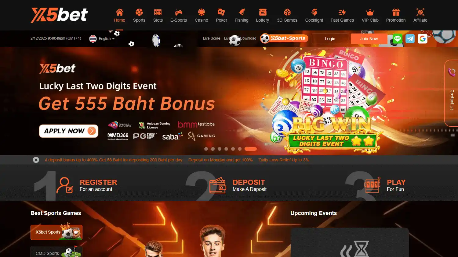 X5bet Casino screenshot 1