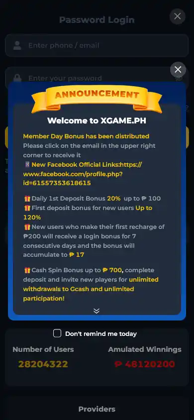Xgame Casino screenshot 4