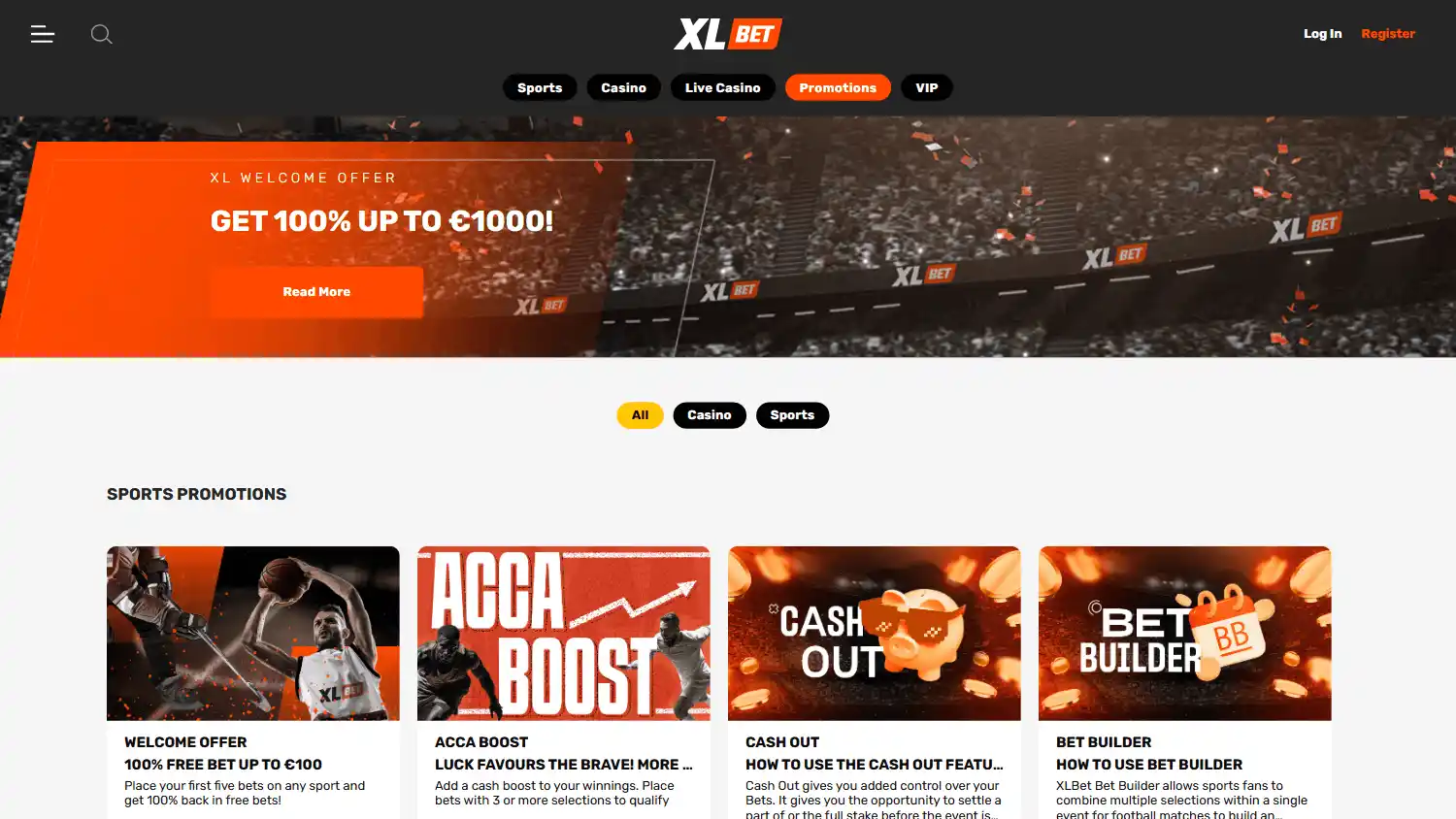 XLBet Casino screenshot 2