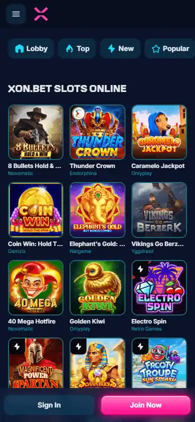 Xon Bet Casino screenshot 5