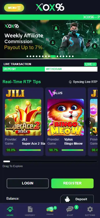 Xox96 Casino screenshot 3