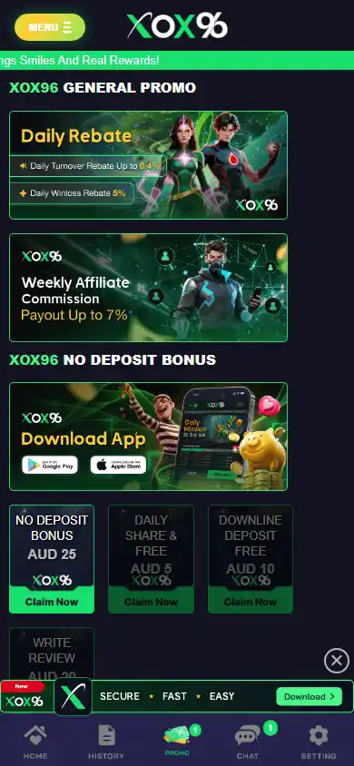 Xox96 Casino screenshot 4