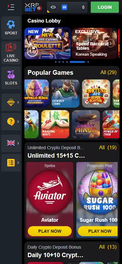 XRP Bet Casino screenshot 5