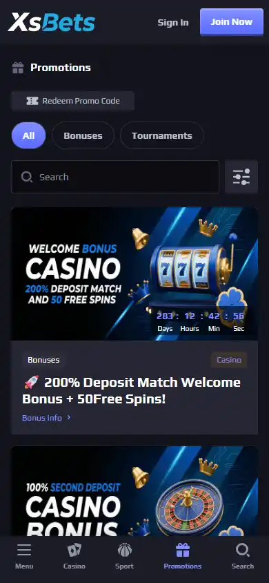 XsBets Casino screenshot 6