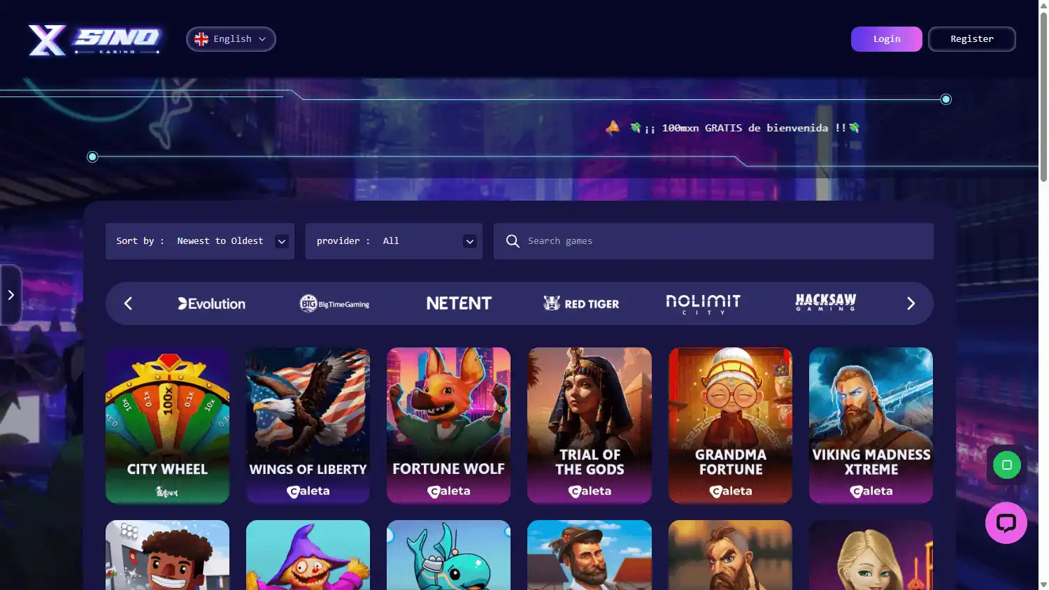 XSINO Casino screenshot 1