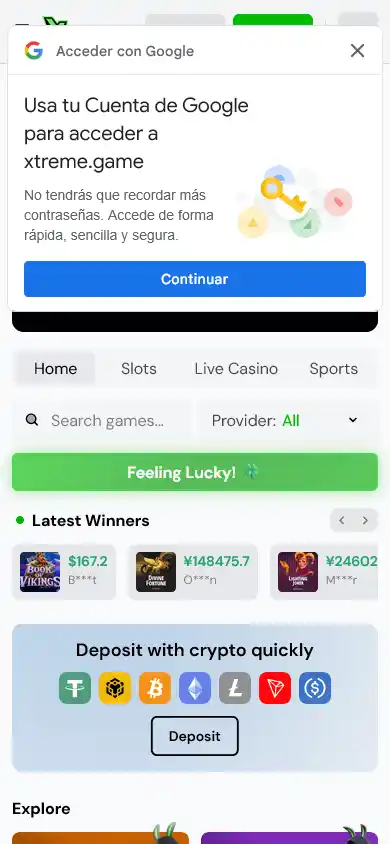 Xtreme Casino screenshot 3