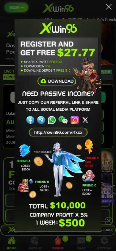 XWin96 Casino screenshot 3
