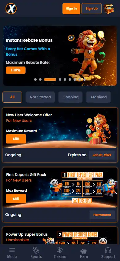 XYes Casino screenshot 6