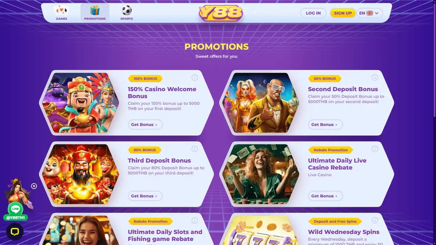 Y88 Casino screenshot 3