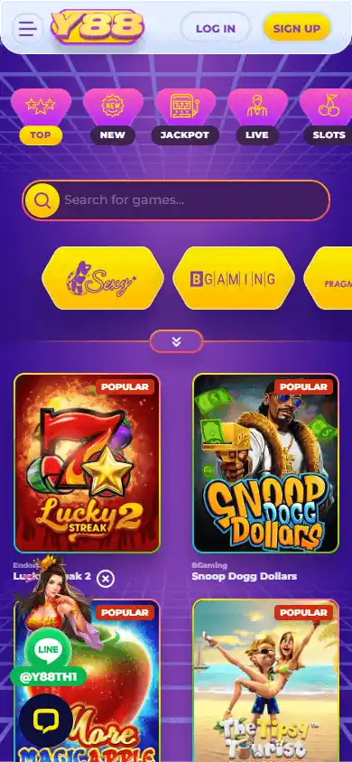Y88 Casino screenshot 5