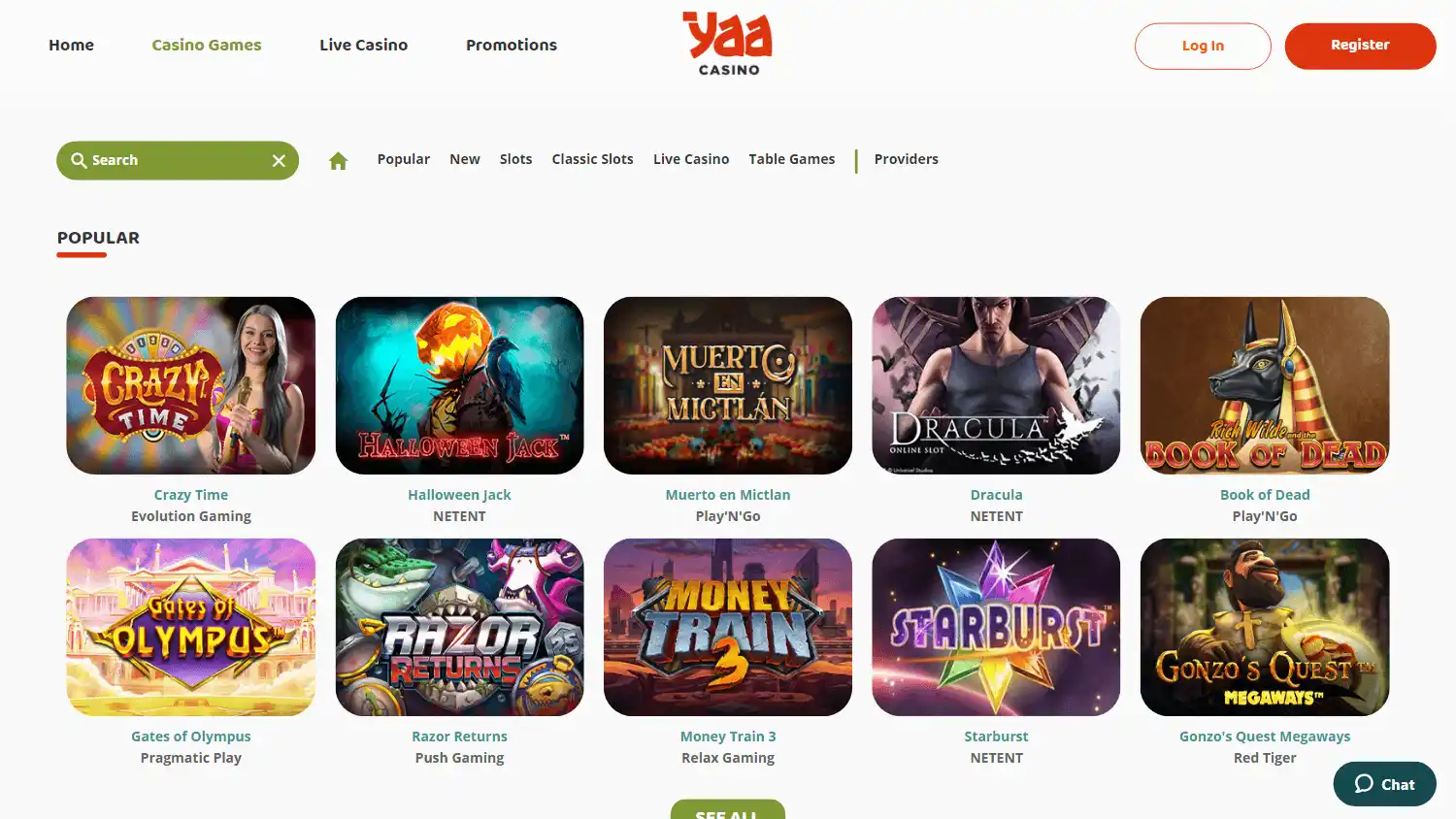 YaaCasino screenshot 2