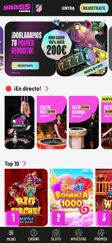 Yaass Casino screenshot 4