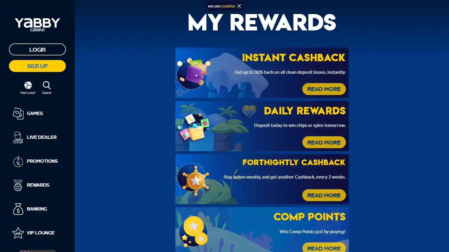 Yabby Casino screenshot 3