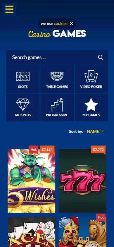 Yabby Casino screenshot 5