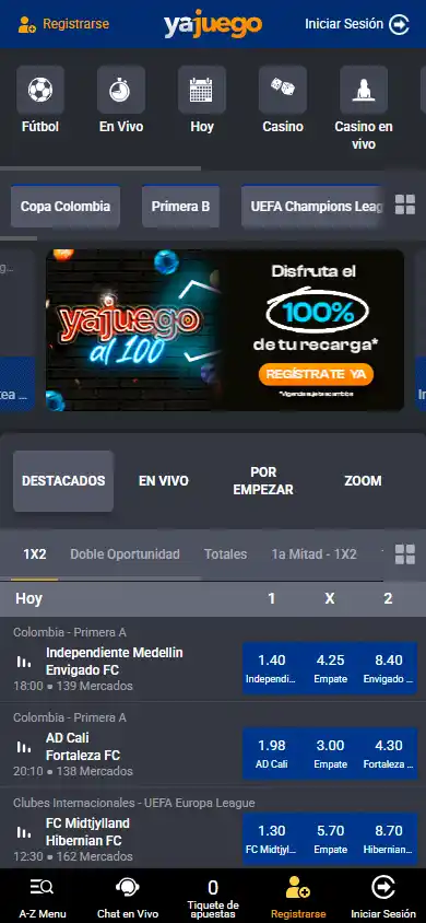 Yajuego Casino screenshot 4