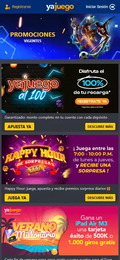 Yajuego Casino screenshot 6