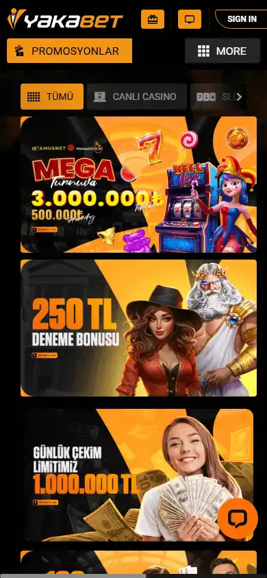 Yakabet Casino screenshot 5
