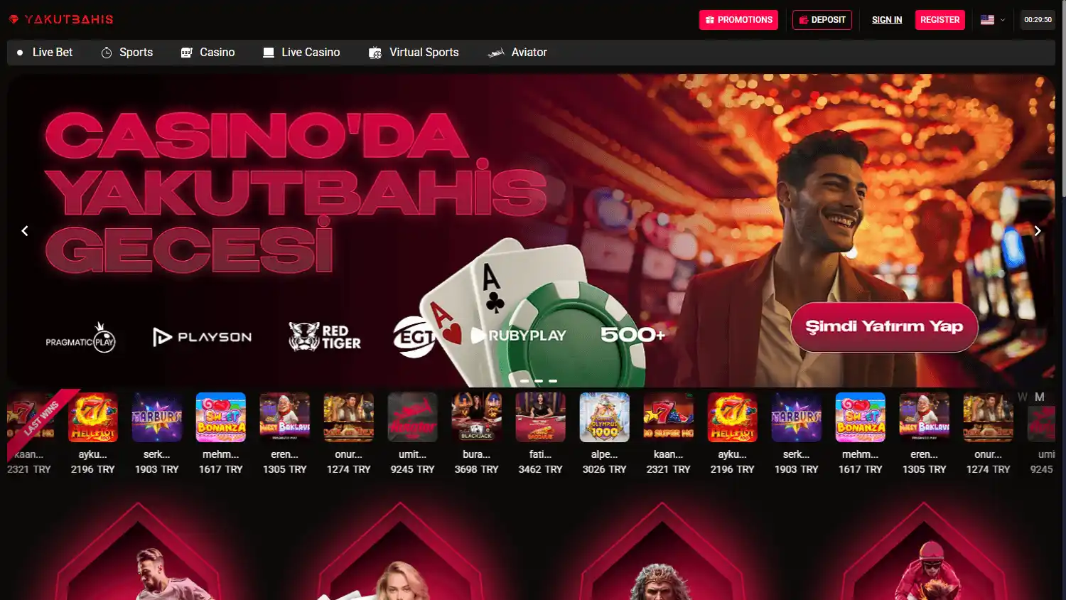 Yakut Bahis Casino screenshot 1