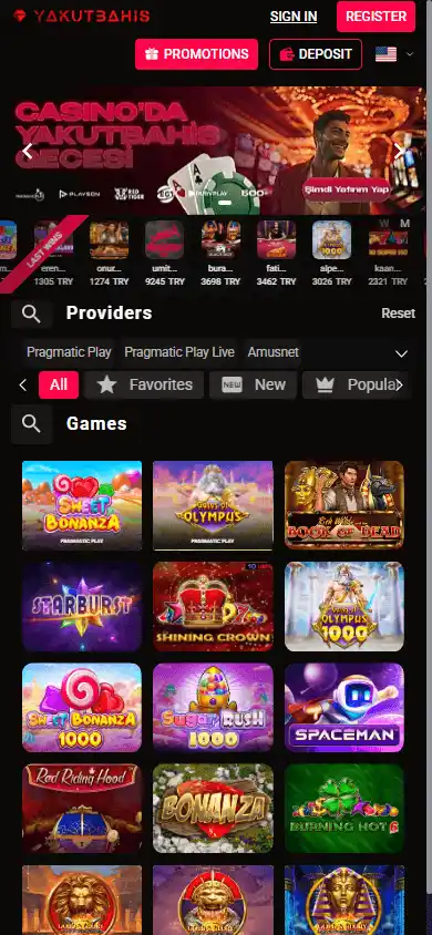 Yakut Bahis Casino screenshot 5