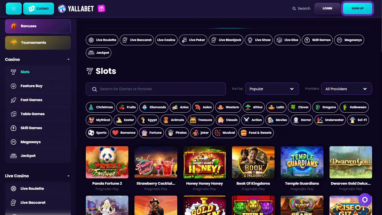 YallaBet Casino screenshot 2
