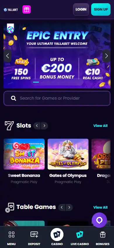 YallaBet Casino screenshot 4