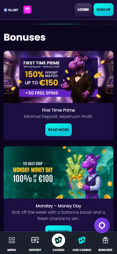 YallaBet Casino screenshot 6