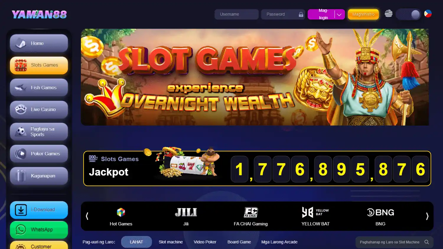 YAMAN88 Casino screenshot 2