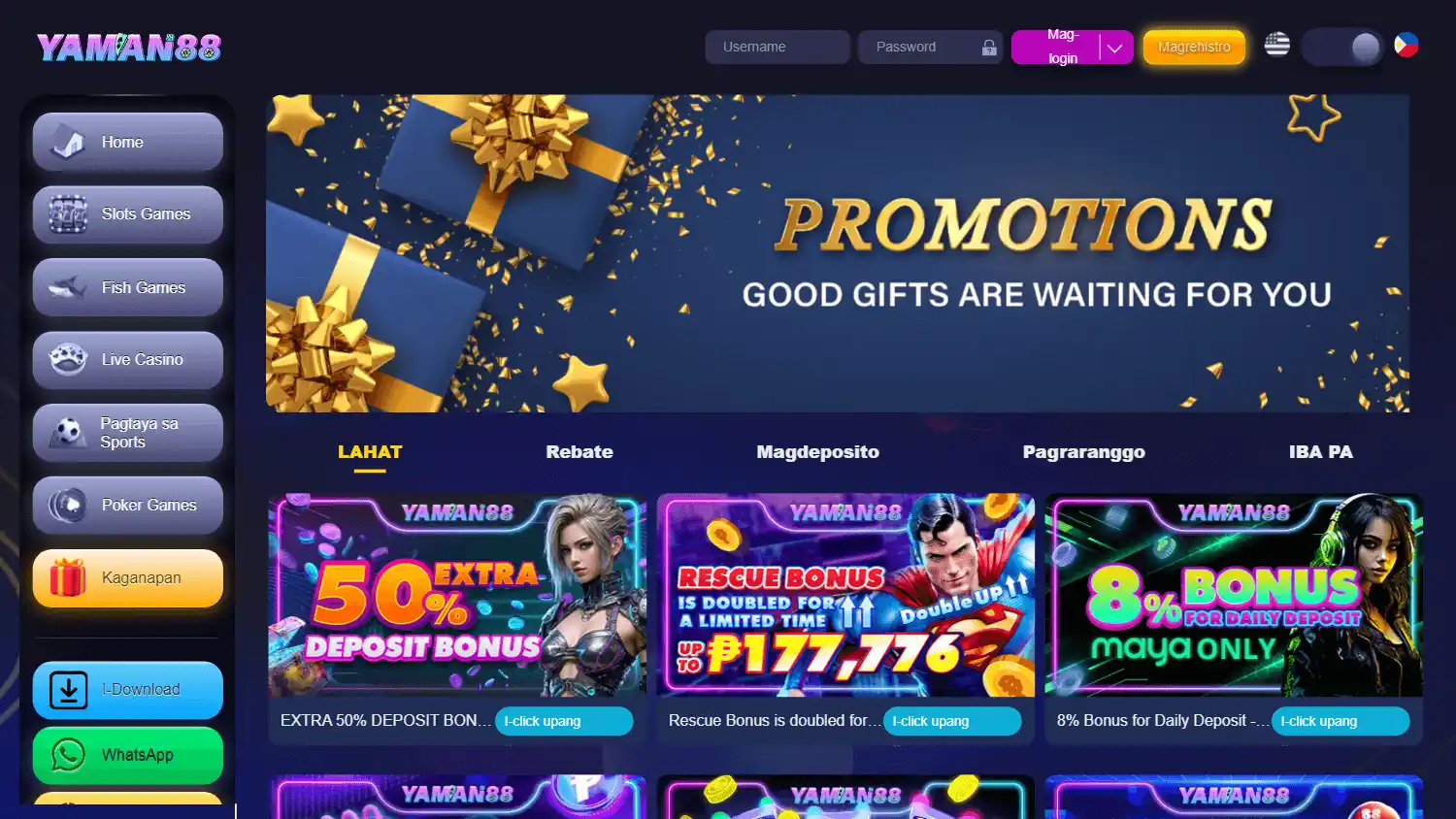 YAMAN88 Casino screenshot 3