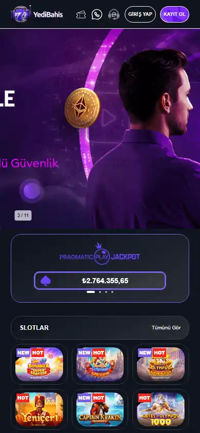 Yedibahis Casino screenshot 4