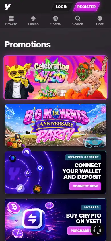Yeet Casino screenshot 6