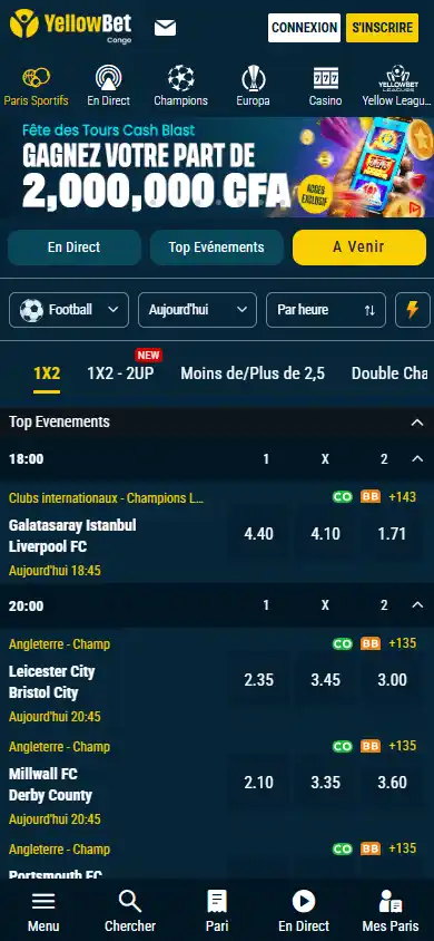 Yellowbet Casino GN screenshot 5