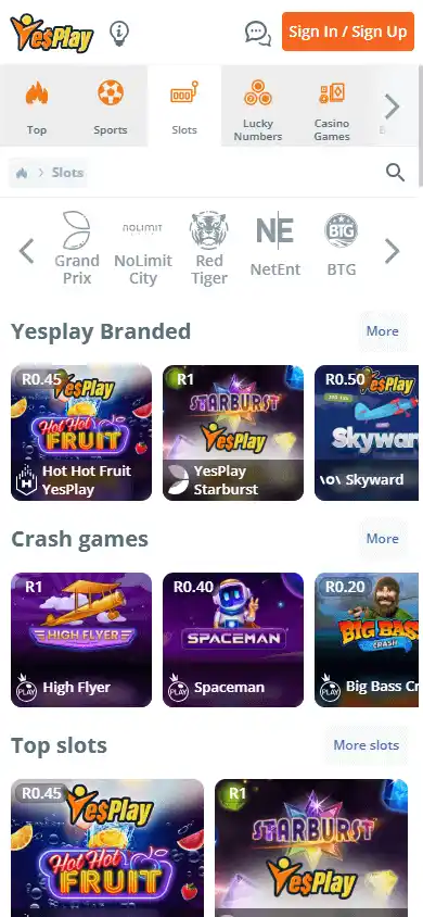 YesPlay Casino screenshot 5