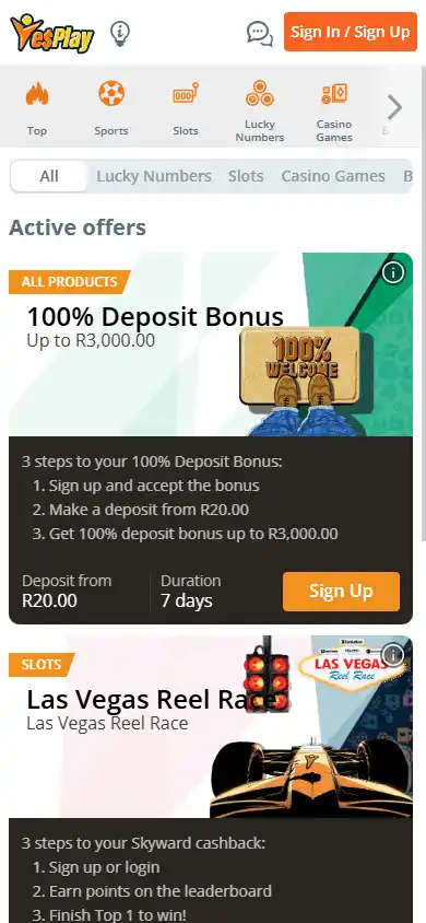 YesPlay Casino screenshot 6