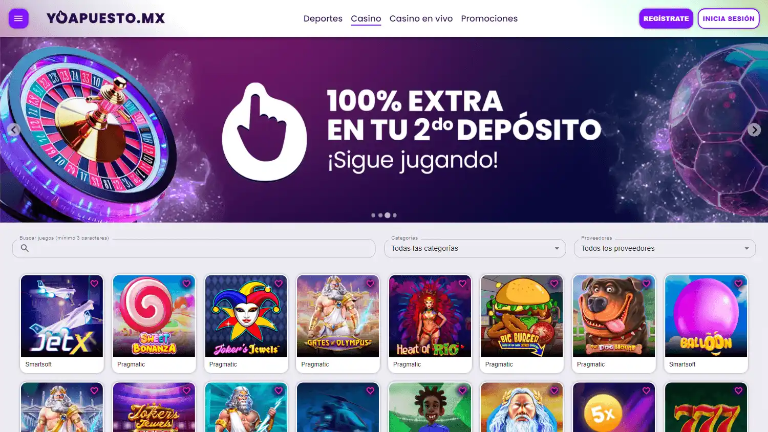 YoApuesto Casino MX screenshot 2