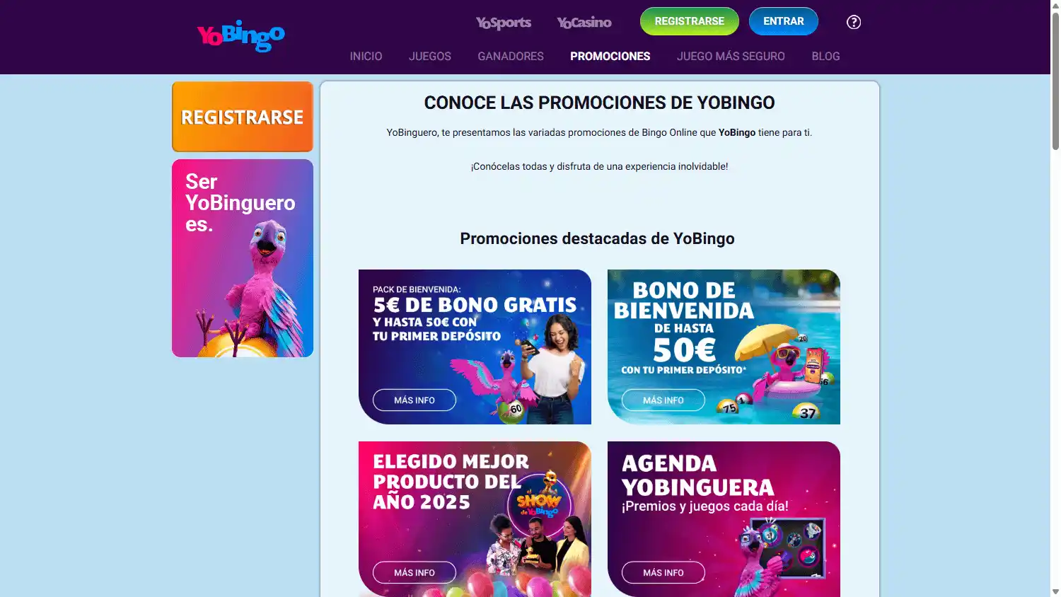 YoBingo Casino screenshot 3