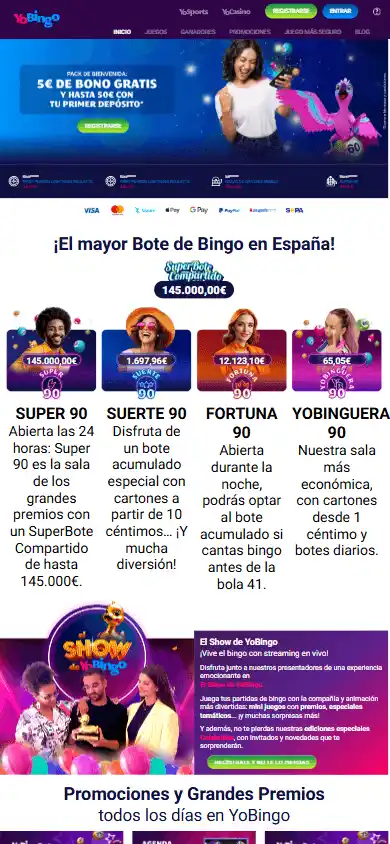 YoBingo Casino screenshot 4