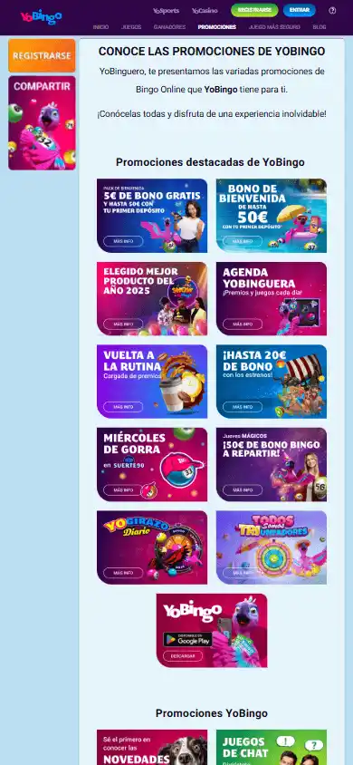 YoBingo Casino screenshot 7
