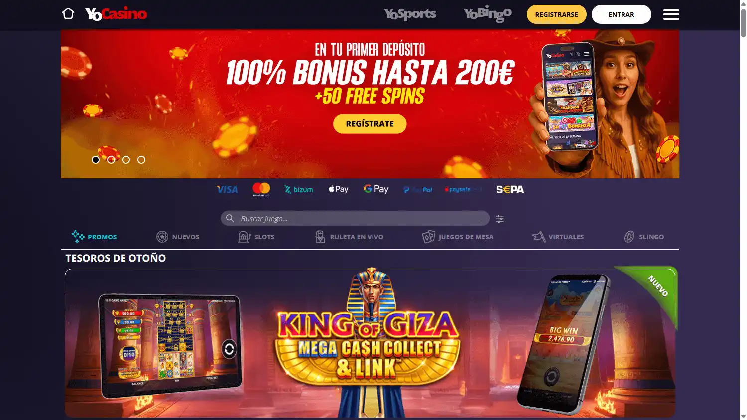 YoCasino screenshot 1