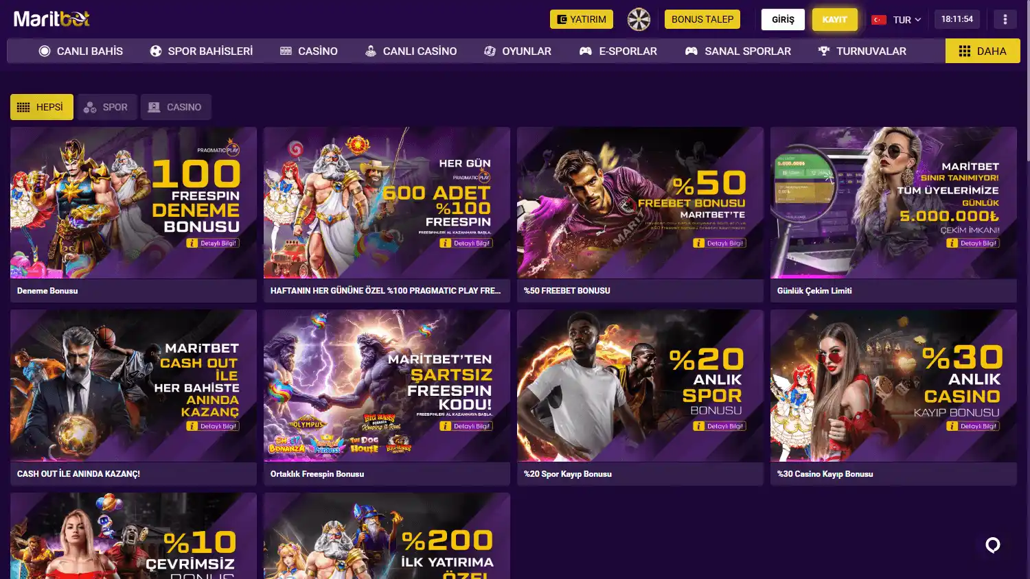 Maritbet Casino screenshot 3