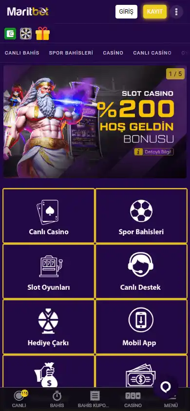 Maritbet Casino screenshot 4