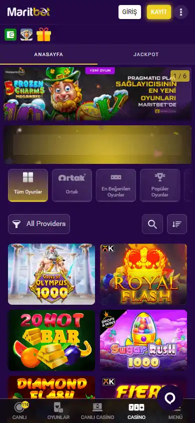 Maritbet Casino screenshot 5