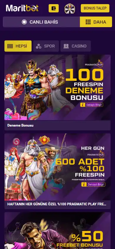 Maritbet Casino screenshot 6