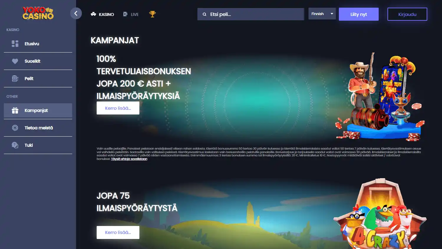 YokoCasino screenshot 3
