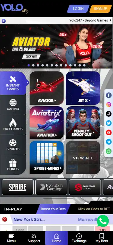 Yolo247 Casino screenshot 4