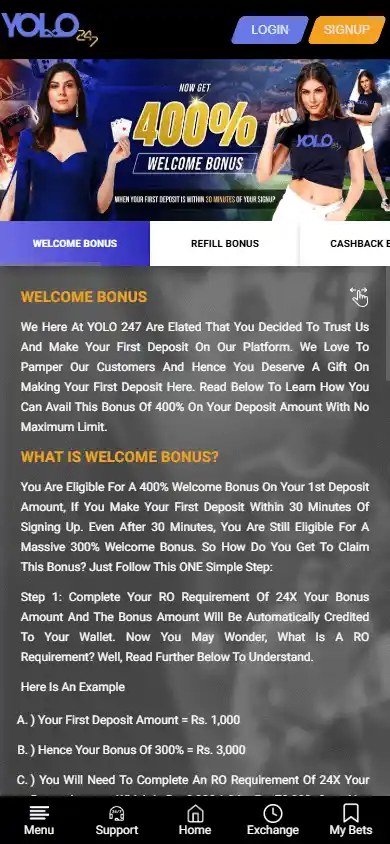 Yolo247 Casino screenshot 7